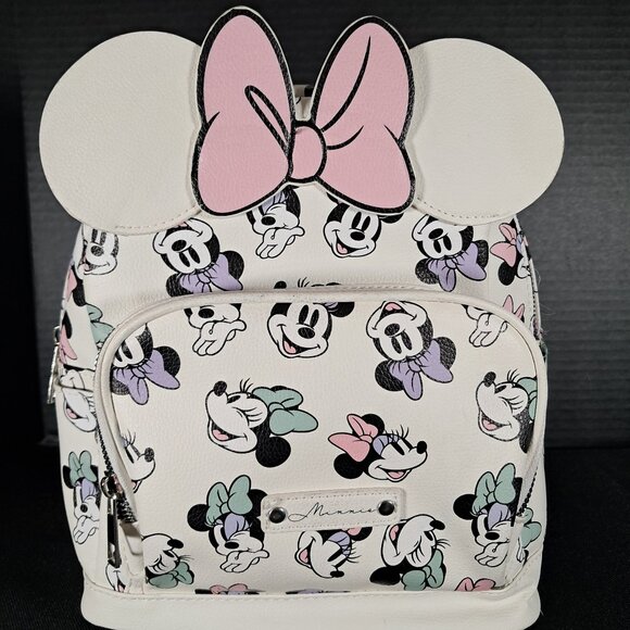 Limited Edition Aldi Disney Minnie Mouse Backpack Purse - Picture 1 of 11